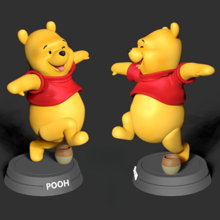Pooh stl files for 3d printing model