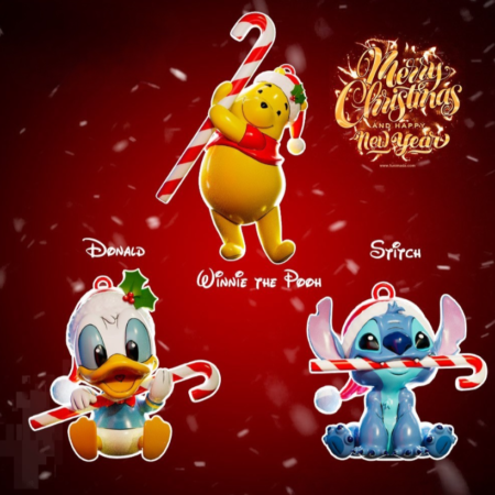 Disney Christmas ornaments 3d printing stl files