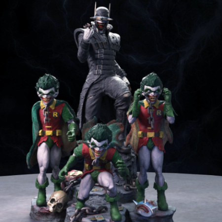 batman who laughs 3d print stl files