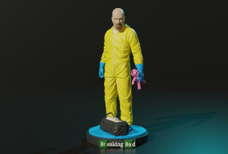 Breaking bad walter white 3d print stl files