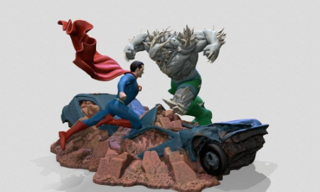 superman vs doomsday 3d print stl files