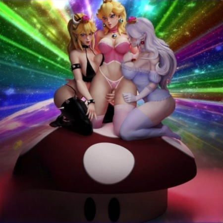 Mario princess diorama 3d print stl files