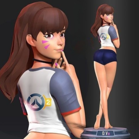 D.Va Overwatch 3d printing stl files