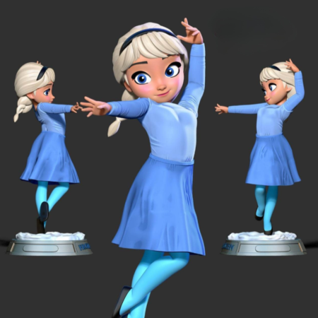 Young elsa 3d printing stl files