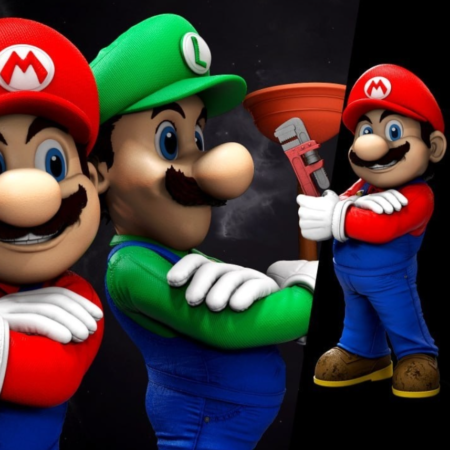 Mario & Luigi diorama 3d print stl files