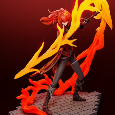 Diluc Red dead of night 3d printing stl files