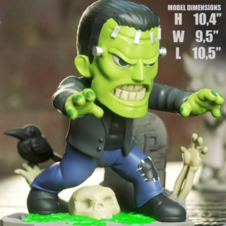 Frankenstein chibi 3d printing stl files