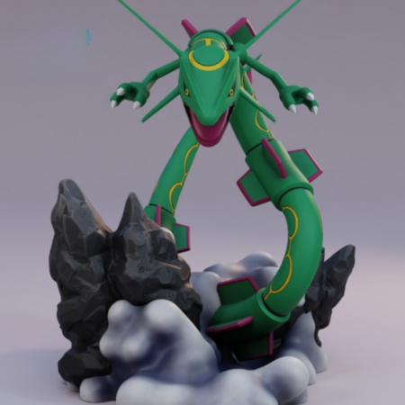 Rayquaza 3d printing stl files