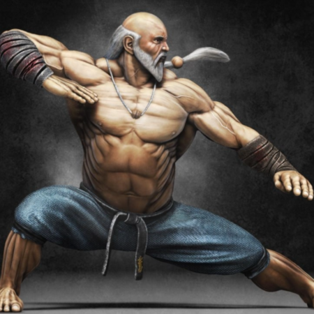 Gouken Street fighter 3d print stl files