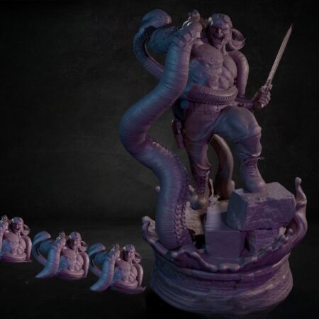 Hellboy 3d printing stl files