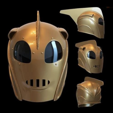 Rocketeer Helmet 3d printing stl files