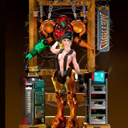 Zero Suit Samus Aran 3d printing stl files