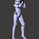 female stormtrooper Stl files 3D printing