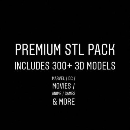 Mega Premium Stl pack for 3D printing marvel/Dc/comics/Anime/movies pack