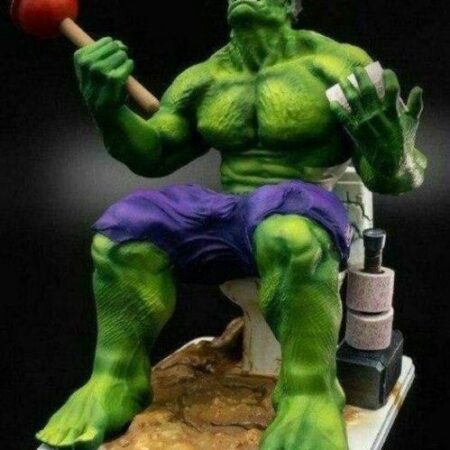 Hulk toilet scene 3D printing Stl files