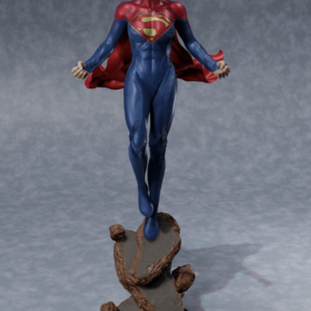 Supergirl stl files for 3d printing models