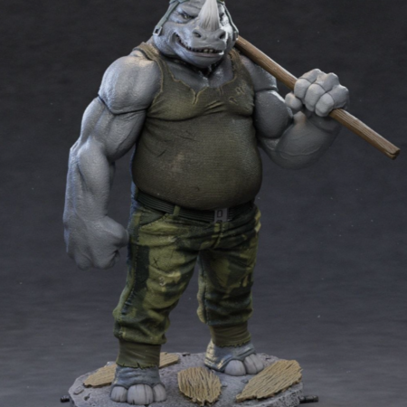 TMNT Rocksteady 3d printing stl files