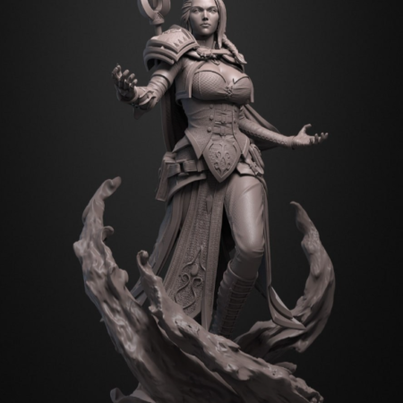 Jaina Proudmoore warcraft 3d printing stl files