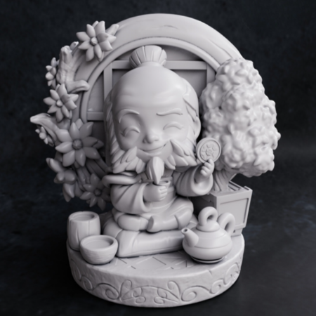 Uncle Iroh 3d printing stl files
