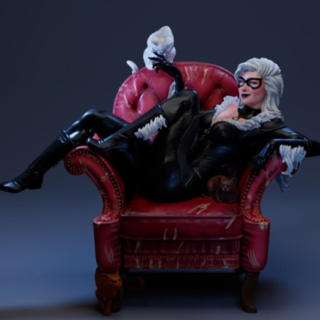 Black cat stl files for 3d printing