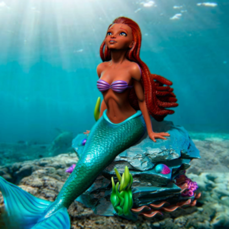 Little Mermaid stl files for 3d printing model