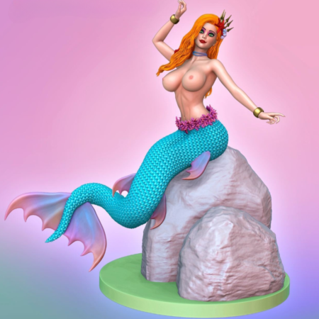 Mystic Flare Mermaid 3D Printing stl files
