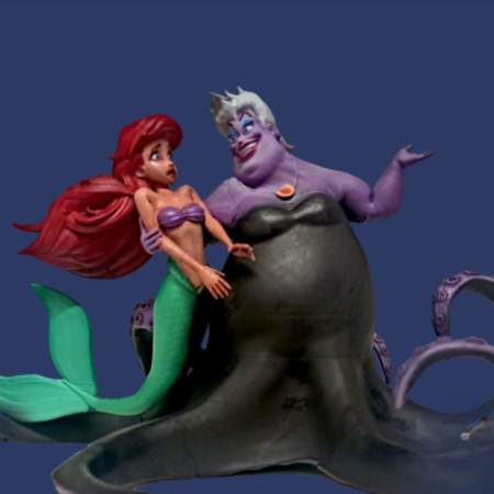 Little mermaid diorama 3d printing stl files