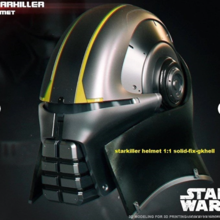 Starkiller helmet 3d printing stl files