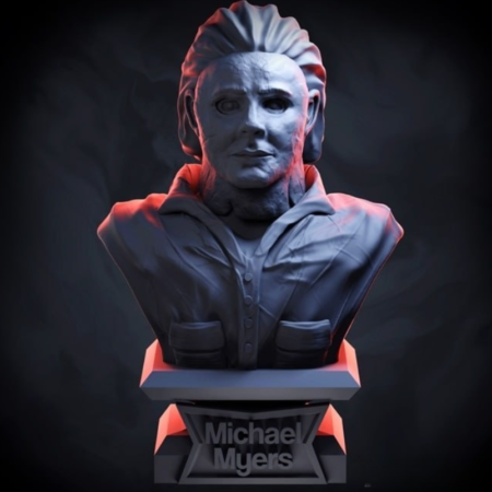 Michael myers bust 3d print stl files