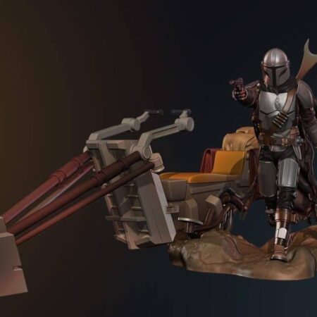 Mandalorian 3d print stl files