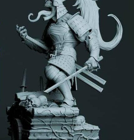 Venom samurai 3d print stl files