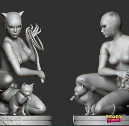 Catwoman 3d print stl files