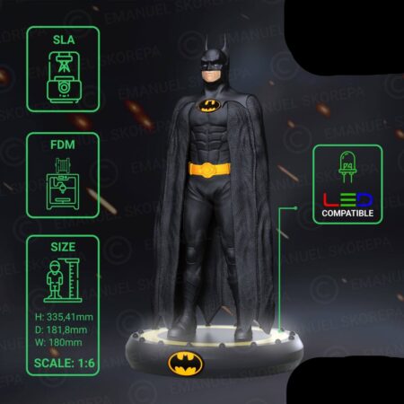 Batman keaton 3d printing stl files