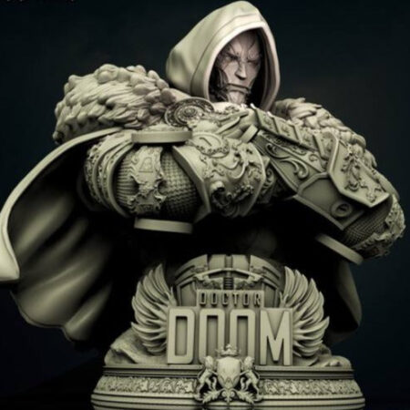 Dr Doom Bust 3d print stl files