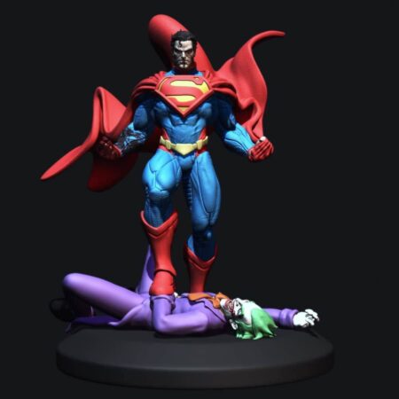 Superman v Joker 3d print stl files