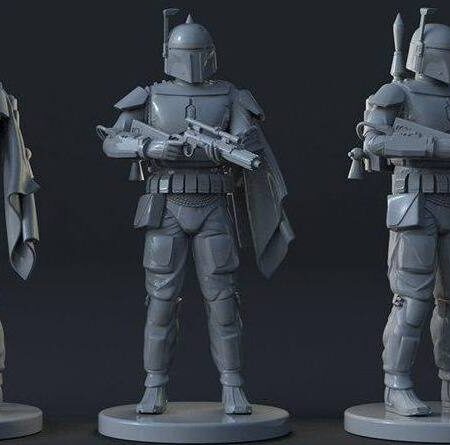 Boba fett 3d print stl files