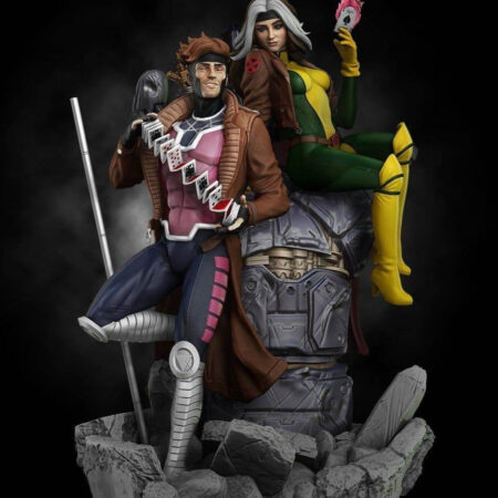 Gambit and Rogue 3d print stl files