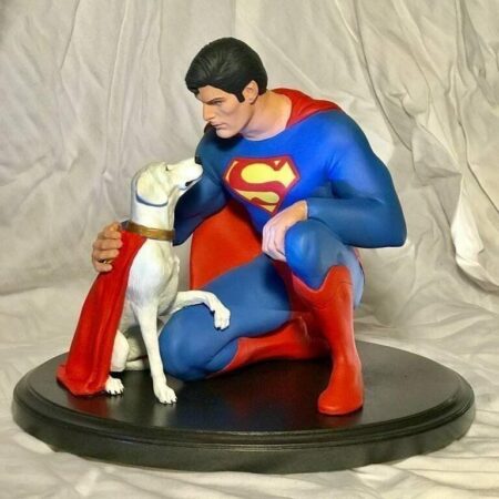 Superman with krypto 3d print stl files