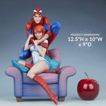 Spider-man with Mary Jane 3d print stl files