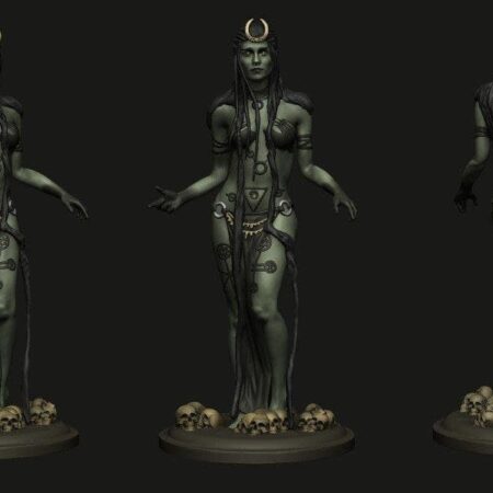 Enchantress Stl files for 3d printing models