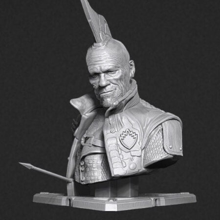 Yondu bust 3d printing stl files
