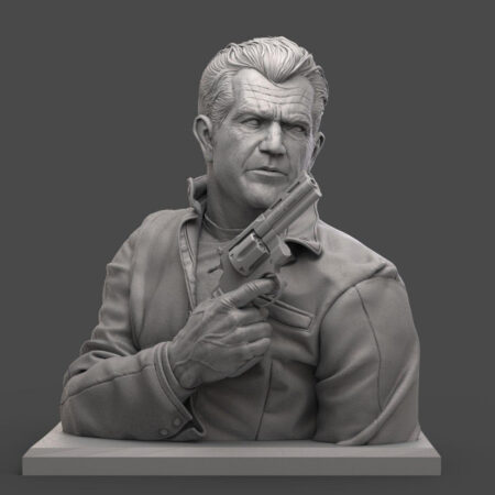 Mel Gibson bust 3d printing stl model