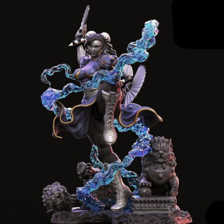 Chun Li 3d print stl files for 3d printing