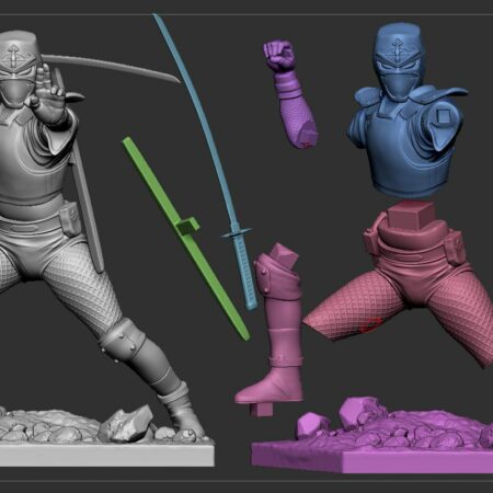 Ninja Jiraya 3d printing stl files and 3d models