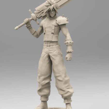 Cloud final fantasy stl files for 3d printing
