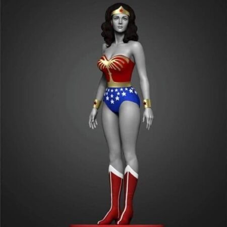 Wonder woman 80’s Stl for 3D Printing models