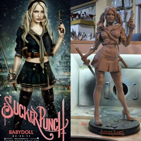 Babydoll sucker punch 3d print stl files