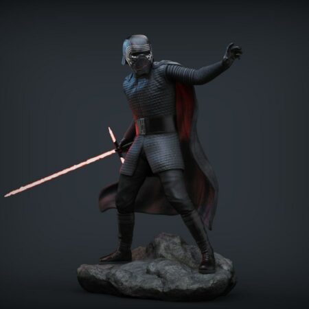 Kylo ren star wars 3d printing stl files