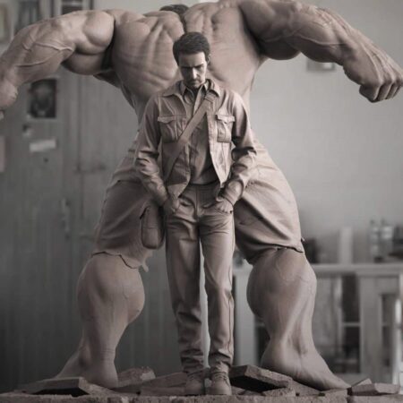 Hulk bruce 3d printing stl files