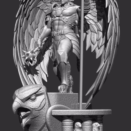 Hawk-man 3d print stl files